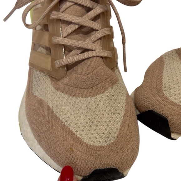 Adidas Running Shoes Women's Ultraboost 21 Ash Pearl/Halo Ivory Size-9.5 EUC - Picture 11 of 11